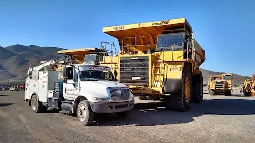 Horizon Equipment Repair Vehicle and off-highway haul truck
